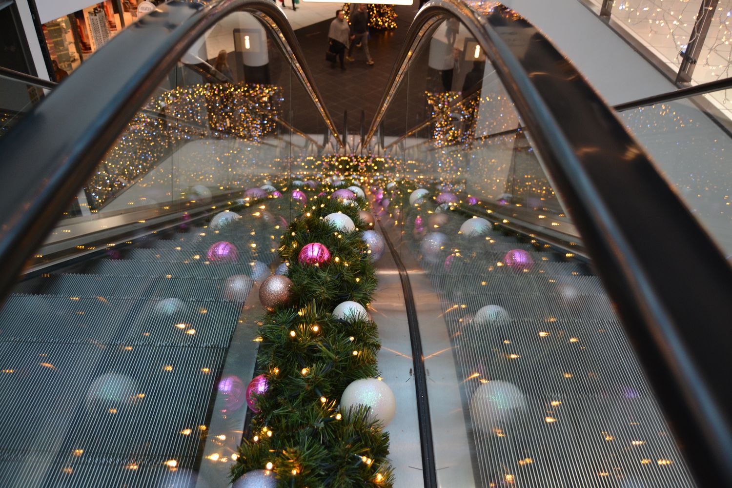 Julepynt rulletrappe